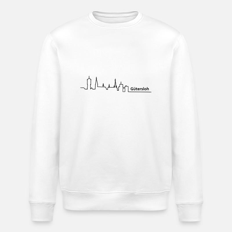 Gütersloh gütersloh horizon - Sweat bio ROLLER Stanley/Stella Unisexe - blanc