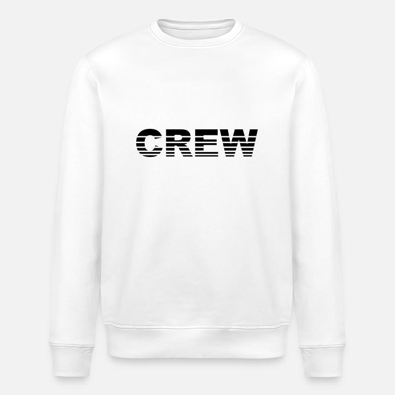 Crew - Sweat bio ROLLER Stanley/Stella Unisexe - blanc