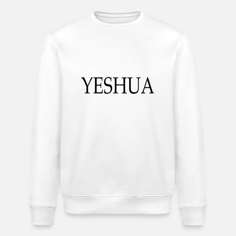 Jésus Yeshua Religion - Sweat bio ROLLER Stanley/Stella Unisexe - blanc