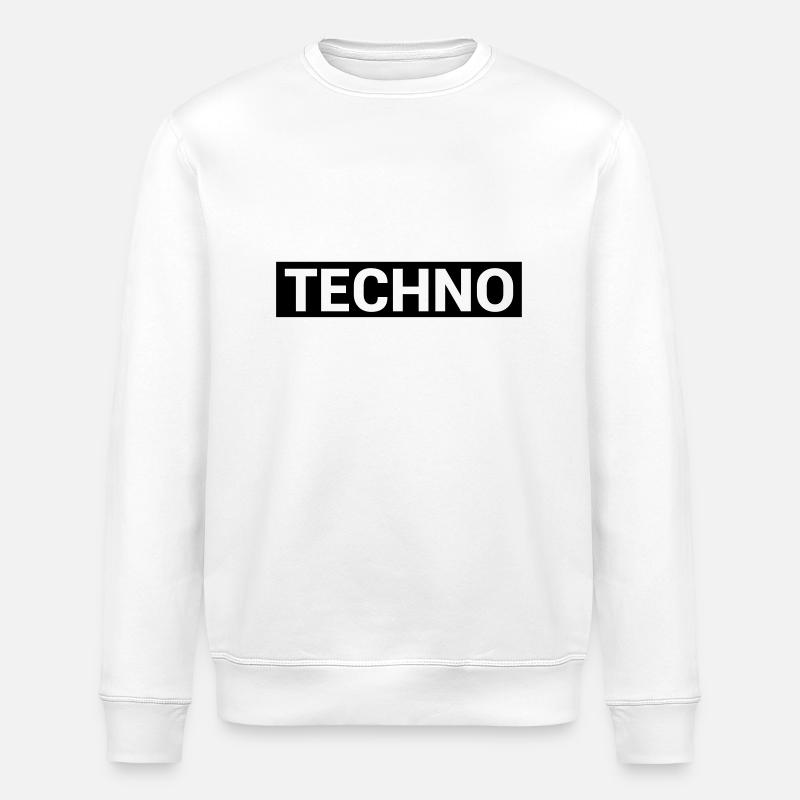 TECHNO - Stanley/Stella Unisex Bio-Sweatshirt ROLLER - Weiß