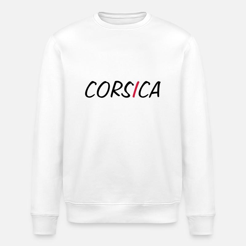 Corsica ! - Stanley/Stella Unisex Bio-Sweatshirt ROLLER - Weiß