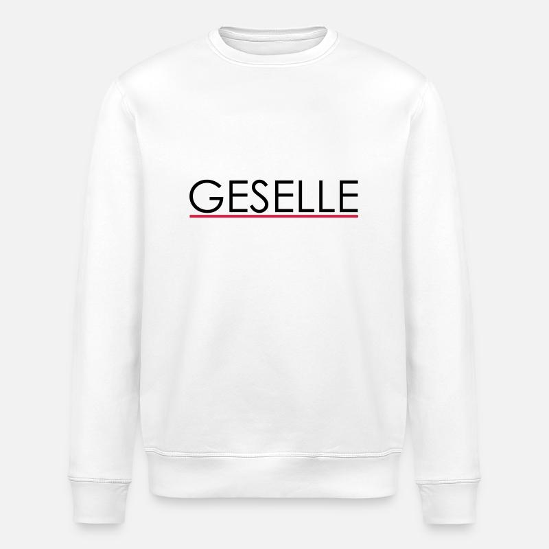 geselle - Stanley/Stella Unisex Bio-Sweatshirt ROLLER - Weiß