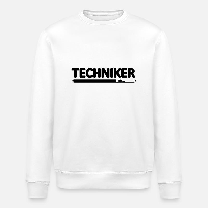 Techniker // Technikerin // Wird Techniker // lädt - Stanley/Stella Unisex Bio-Sweatshirt ROLLER - Weiß