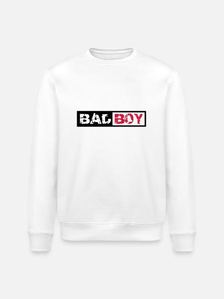Bad Boy Design - Stanley/Stella ROLLER Unisex Organic Sweatshirt - white