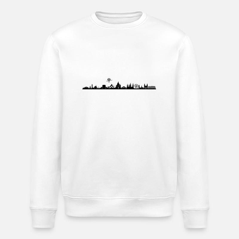 Skyline - Bayern - Stanley/Stella Unisex Bio-Sweatshirt ROLLER - Weiß