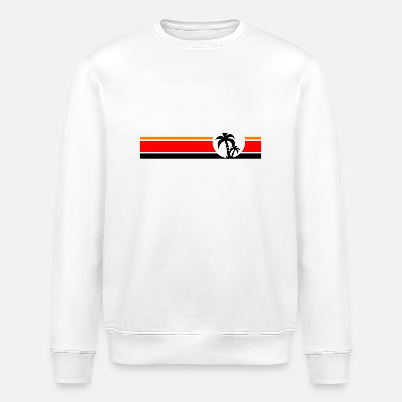 Palme II - Stanley/Stella Unisex Bio-Sweatshirt ROLLER - Weiß