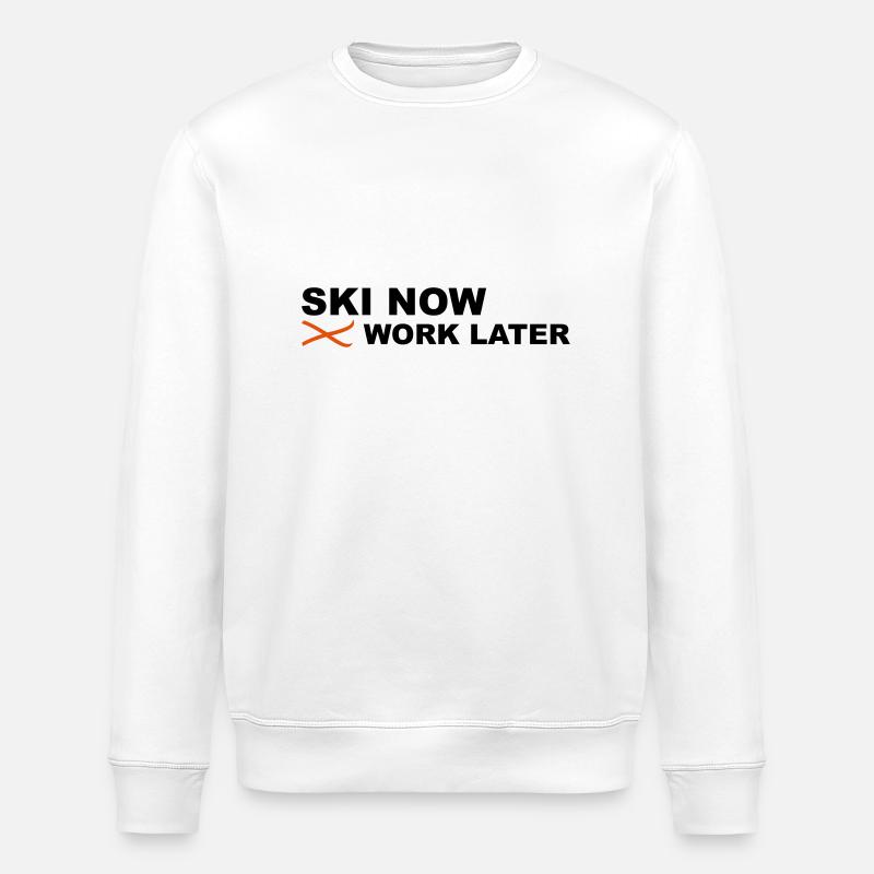 ski - Stanley/Stella Unisex Bio-Sweatshirt ROLLER - Weiß