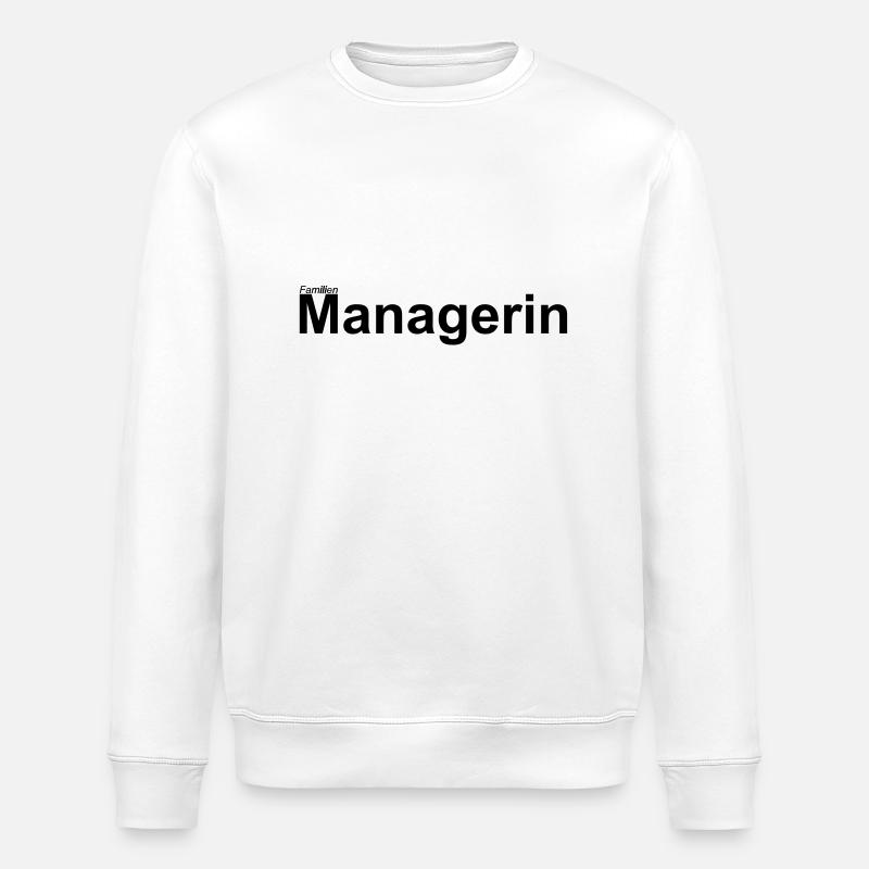 Familien Managerin - Stanley/Stella Unisex Bio-Sweatshirt ROLLER - Weiß
