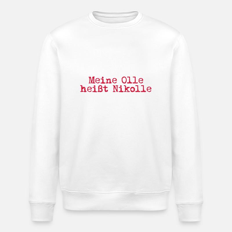 Meine Nikolle - Stanley/Stella Unisex Bio-Sweatshirt ROLLER - Weiß