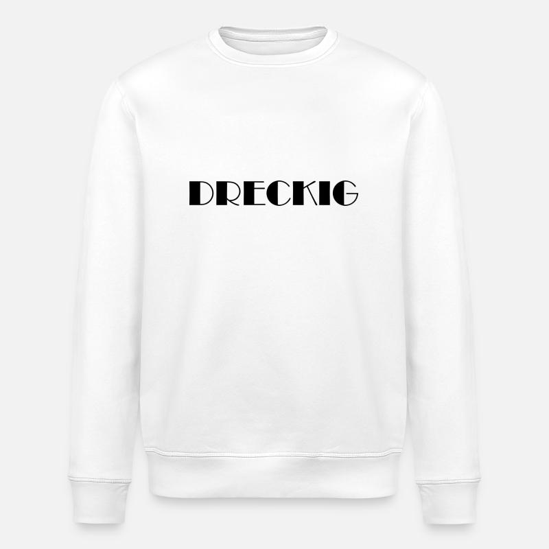 DRECKIG - Stanley/Stella Unisex Bio-Sweatshirt ROLLER - Weiß