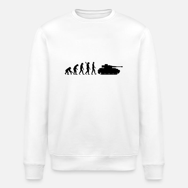 Panzer - Stanley/Stella Unisex Bio-Sweatshirt ROLLER - Weiß