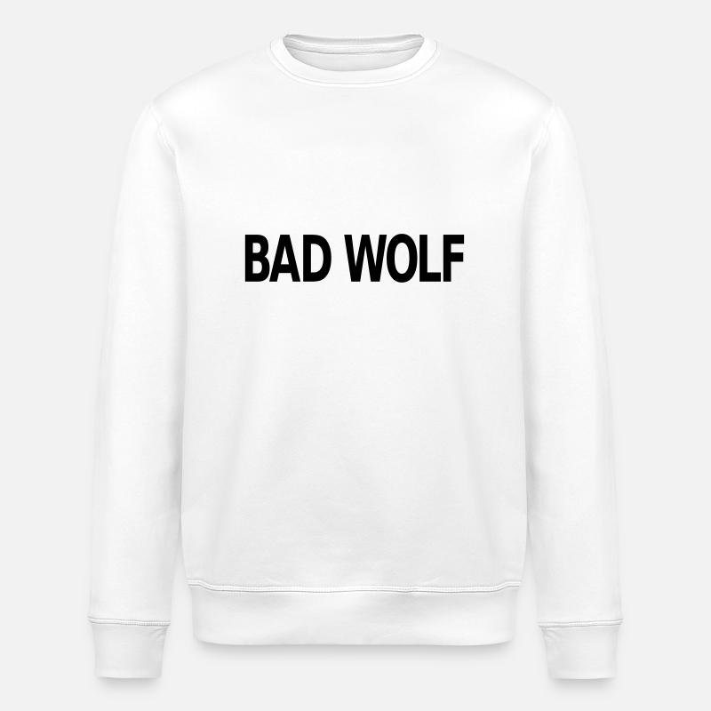 Bad Wolf - Stanley/Stella Unisex Bio-Sweatshirt ROLLER - Weiß