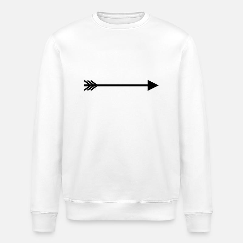 Right arrow - Stanley/Stella ROLLER Unisex Organic Sweatshirt - white