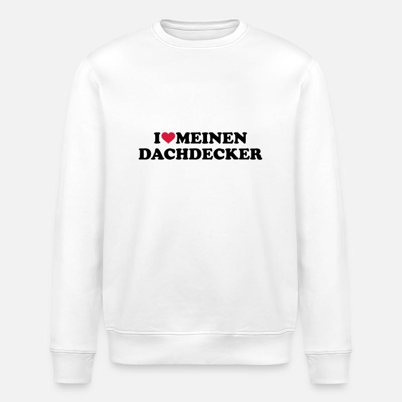Dachdecker - Stanley/Stella Unisex Bio-Sweatshirt ROLLER - Weiß