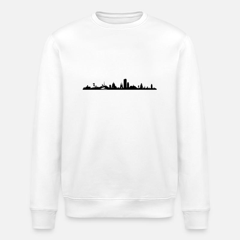 Skyline - Thüringen - Stanley/Stella Unisex Bio-Sweatshirt ROLLER - Weiß