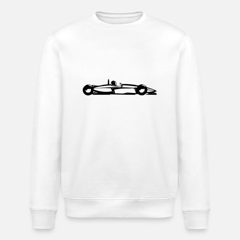 racing car - Stanley/Stella Unisex Bio-Sweatshirt ROLLER - Weiß