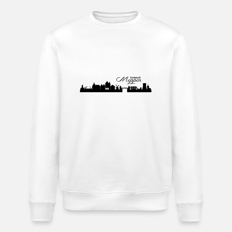 Meppener Skyline - Stanley/Stella Unisex Bio-Sweatshirt ROLLER - Weiß