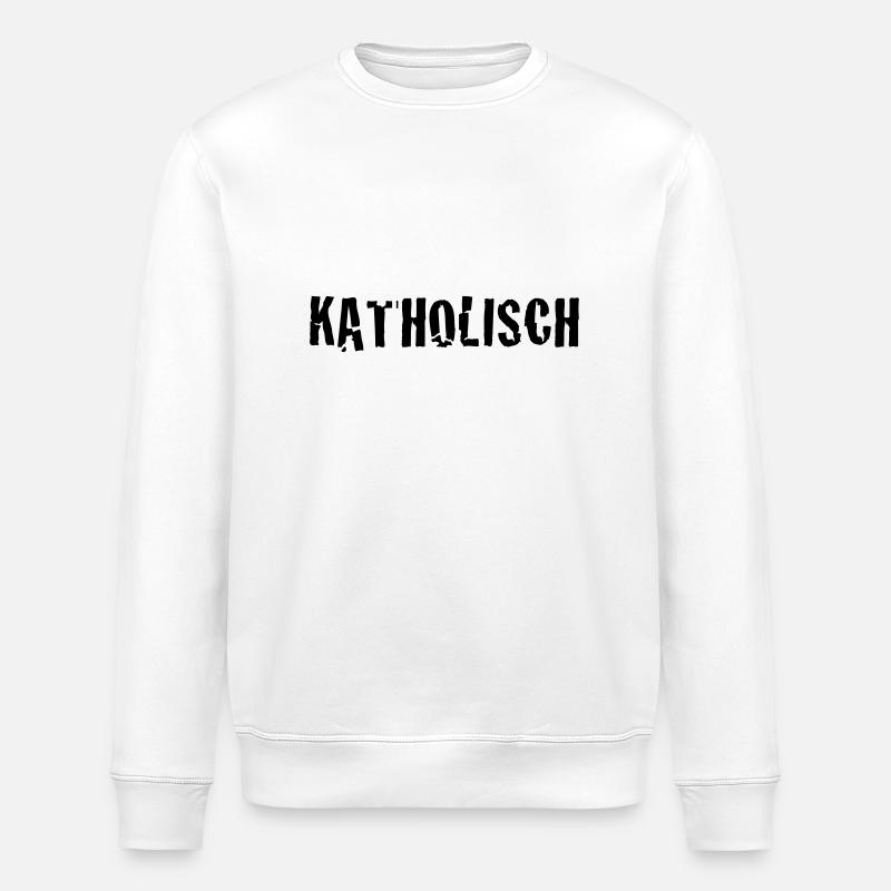 katholisch - Stanley/Stella Unisex Bio-Sweatshirt ROLLER - Weiß