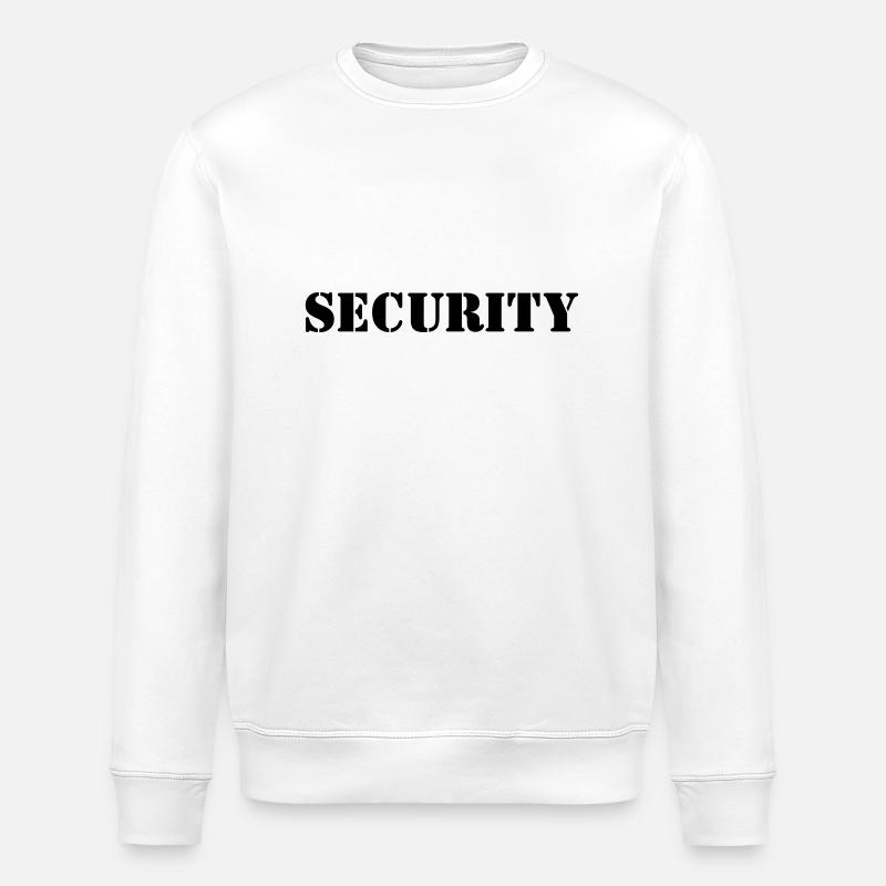 Security Design 5 - Stanley/Stella Unisex Bio-Sweatshirt ROLLER - Weiß
