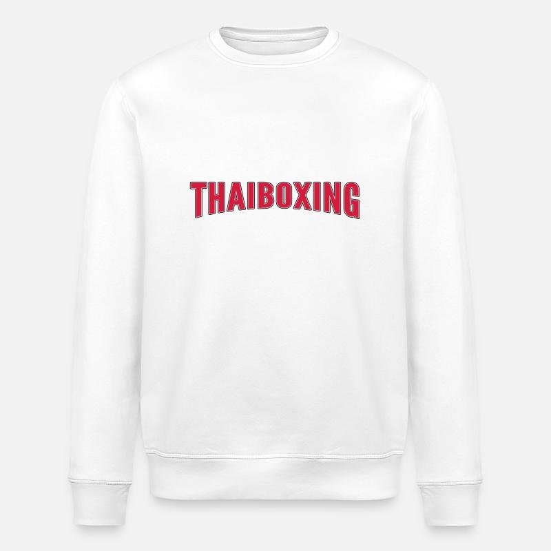 Thaiboxing - Sweat bio ROLLER Stanley/Stella Unisexe - blanc