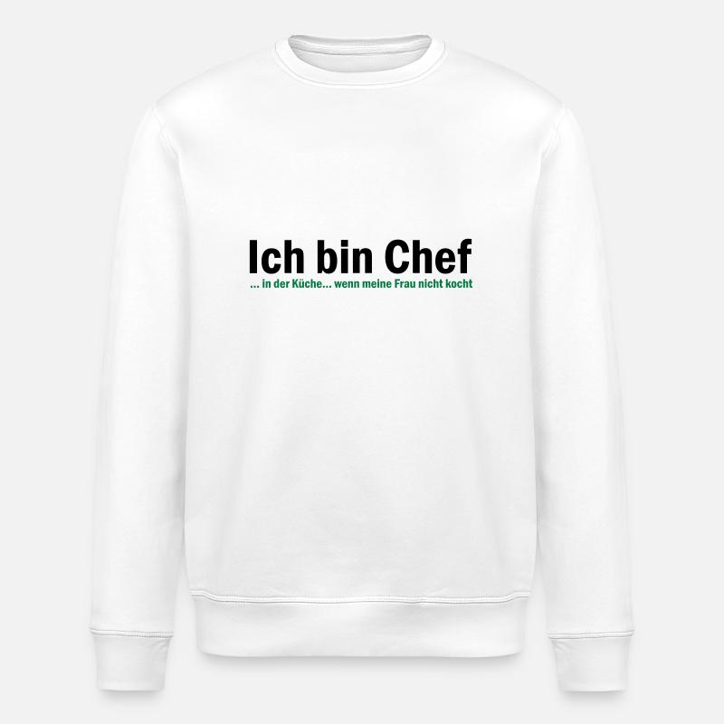 CHEF - Stanley/Stella Unisex Bio-Sweatshirt ROLLER - Weiß