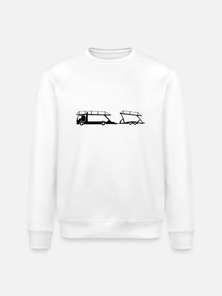 Beförderung Autotransporter_b1 - Stanley/Stella Unisex Bio-Sweatshirt ROLLER - Weiß