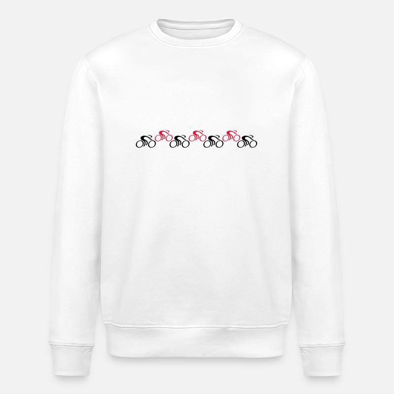 Bicycle Race - Stanley/Stella Unisex Bio-Sweatshirt ROLLER - Weiß