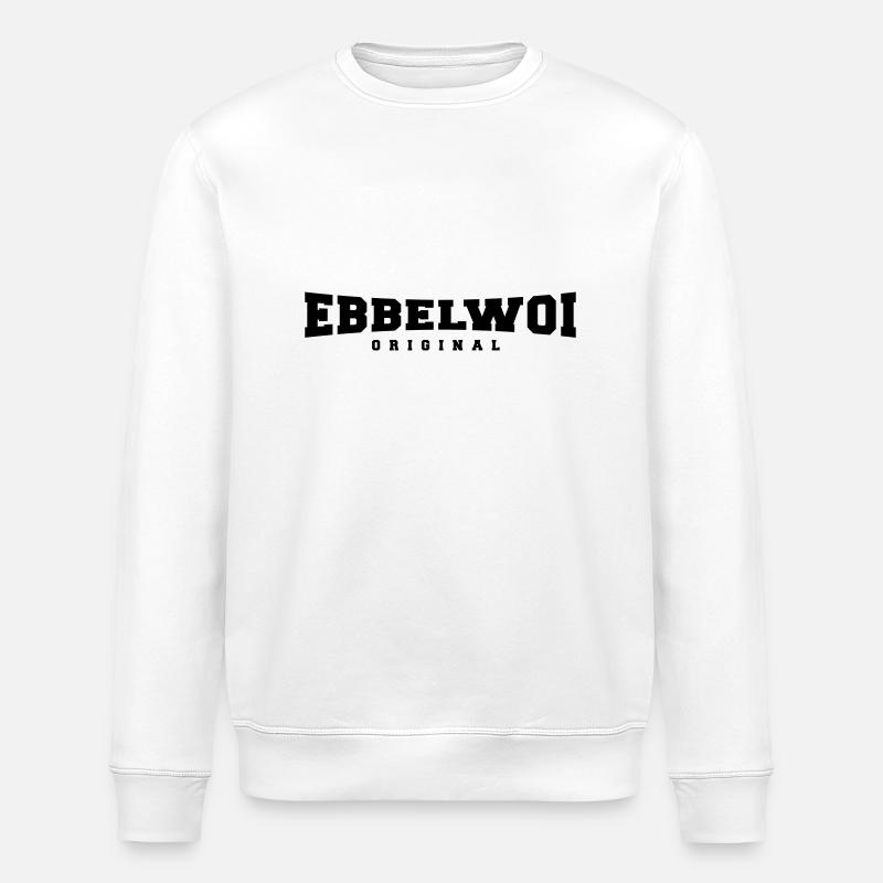 Ebbelwoi - Frankfurt - Bembel - Stanley/Stella ROLLER Unisex Organic Sweatshirt - white