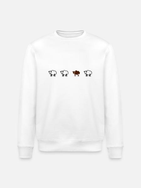 sheeps_1_f2 - Sweat bio ROLLER Stanley/Stella Unisexe - blanc