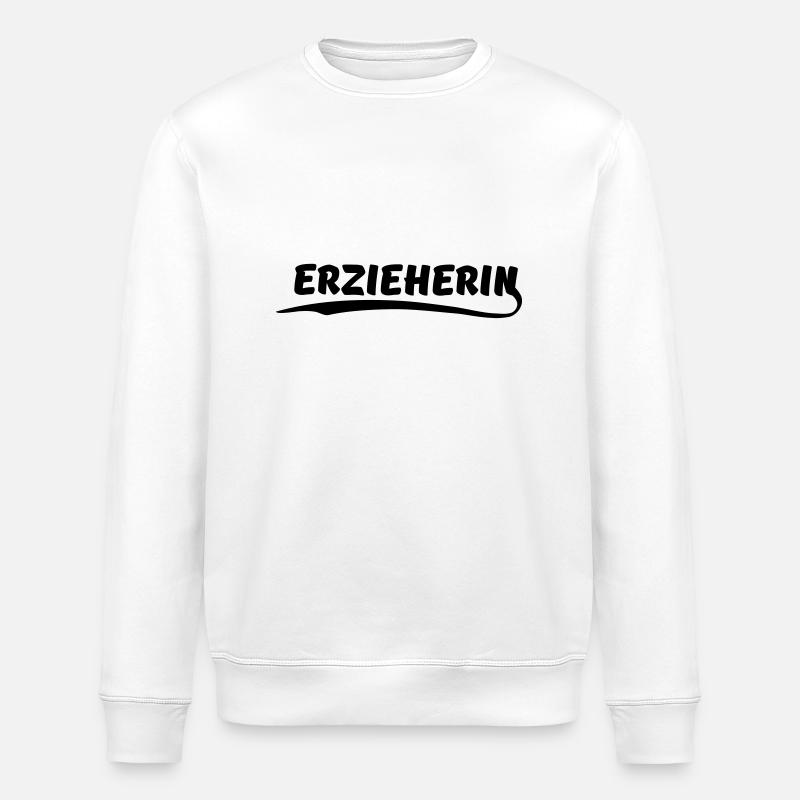 erzieherin - Stanley/Stella Unisex Bio-Sweatshirt ROLLER - Weiß
