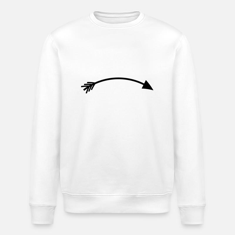Right arrow - Stanley/Stella ROLLER Unisex Organic Sweatshirt - white