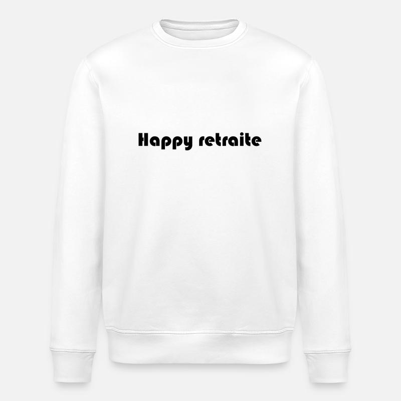 RETRAITE. RETRAITE. RETRAITEE. RETRAITE - Sweat bio ROLLER Stanley/Stella Unisexe - blanc