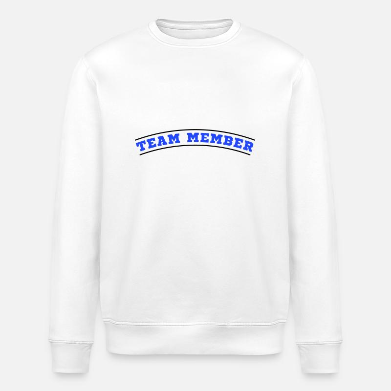 Team Member Design - Stanley/Stella ROLLER Unisex Organic Sweatshirt - white