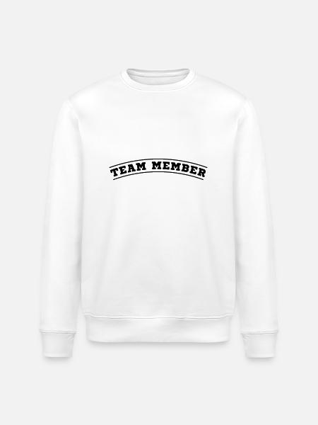 Team Member Design - Stanley/Stella ROLLER Unisex Organic Sweatshirt - white
