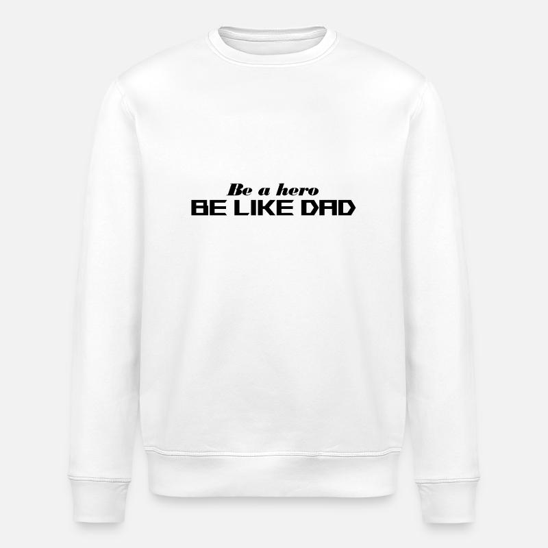 Sei ein Held - Stanley/Stella Unisex Bio-Sweatshirt ROLLER - Weiß