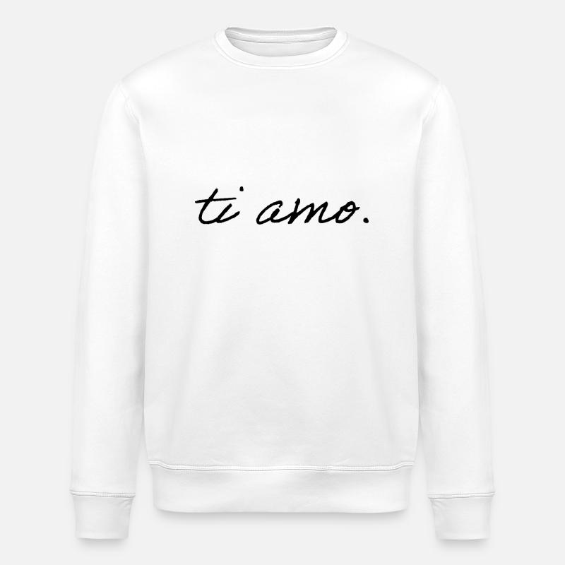 ti amo. - Stanley/Stella Unisex Bio-Sweatshirt ROLLER - Weiß