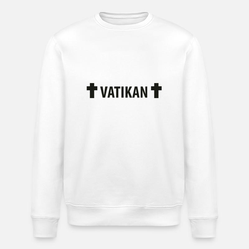 Vatikan - Sweat bio ROLLER Stanley/Stella Unisexe - blanc