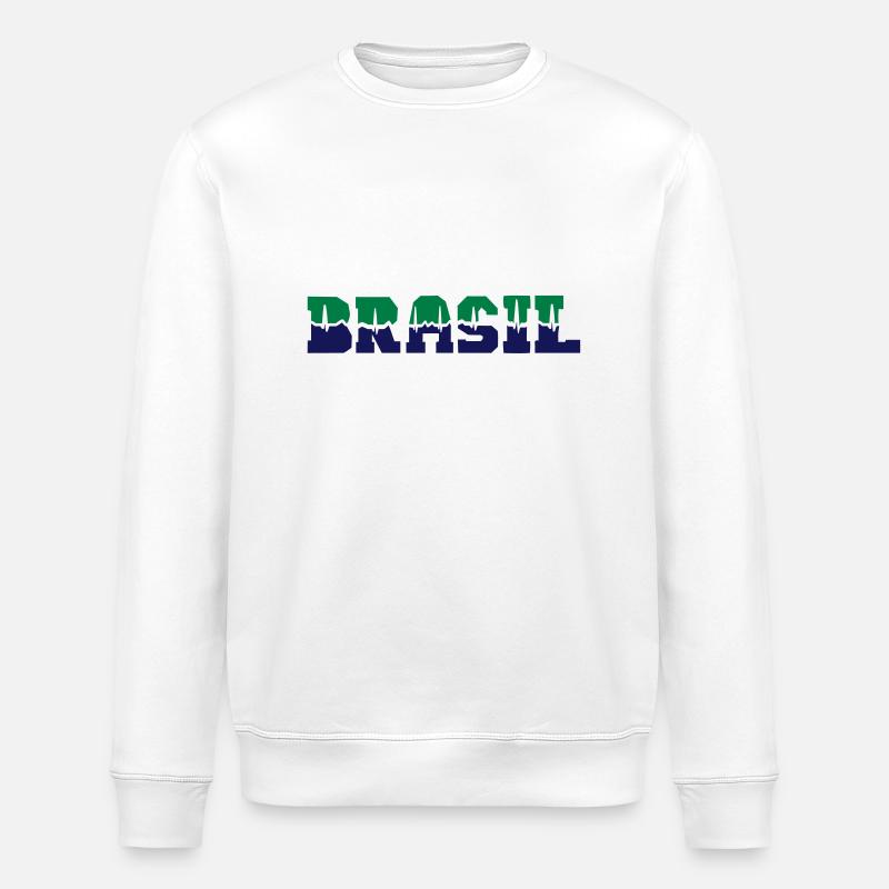 Brasil pulsation Brazil - Stanley/Stella Unisex Bio-Sweatshirt ROLLER - Weiß
