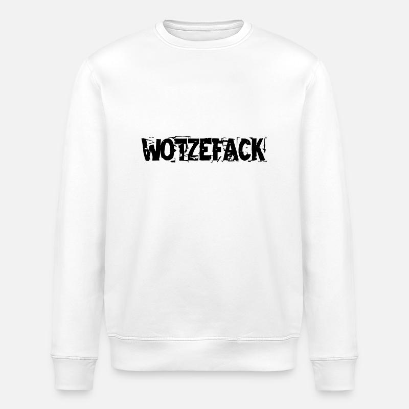 Wotzefack - Stanley/Stella Unisex Bio-Sweatshirt ROLLER - Weiß