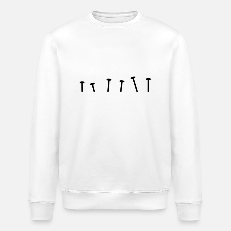 Nails - Stanley/Stella Unisex Bio-Sweatshirt ROLLER - Weiß