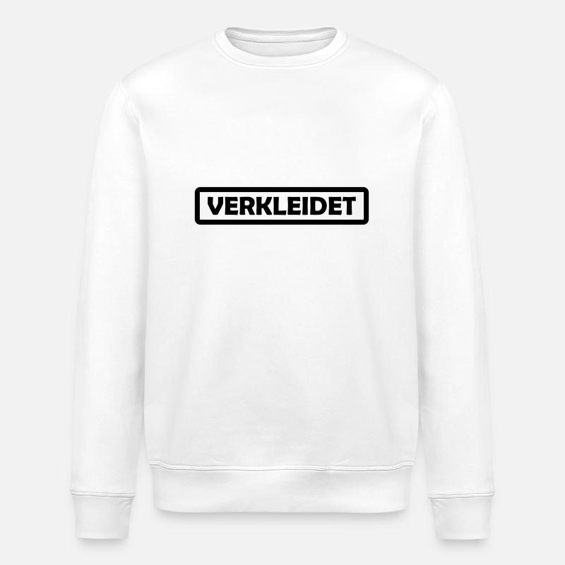 verkleidet - Stanley/Stella ROLLER Unisex Organic Sweatshirt - white