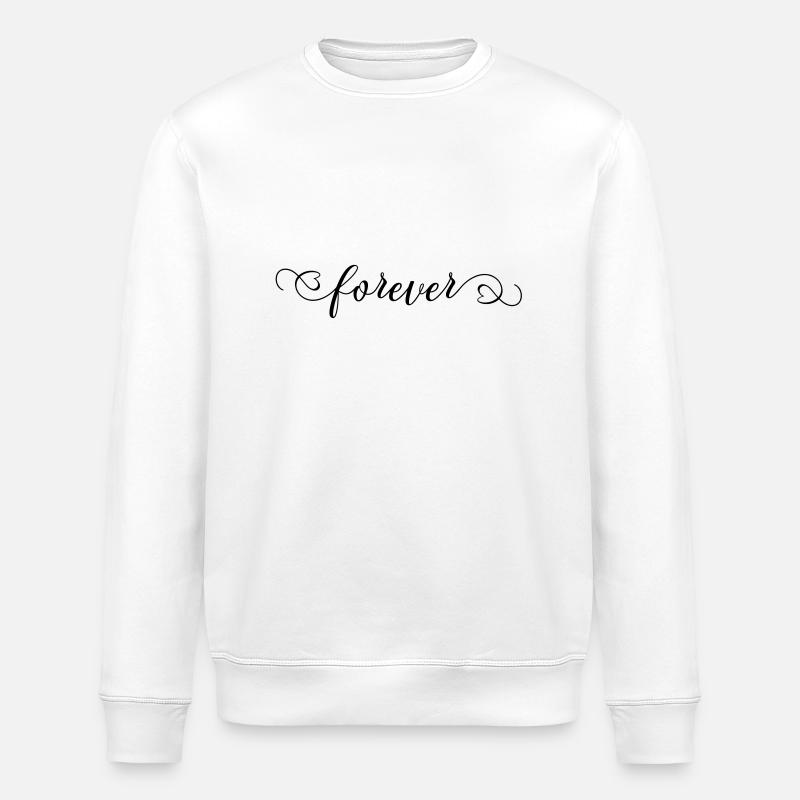 für immer Liebe - Stanley/Stella Unisex Bio-Sweatshirt ROLLER - Weiß