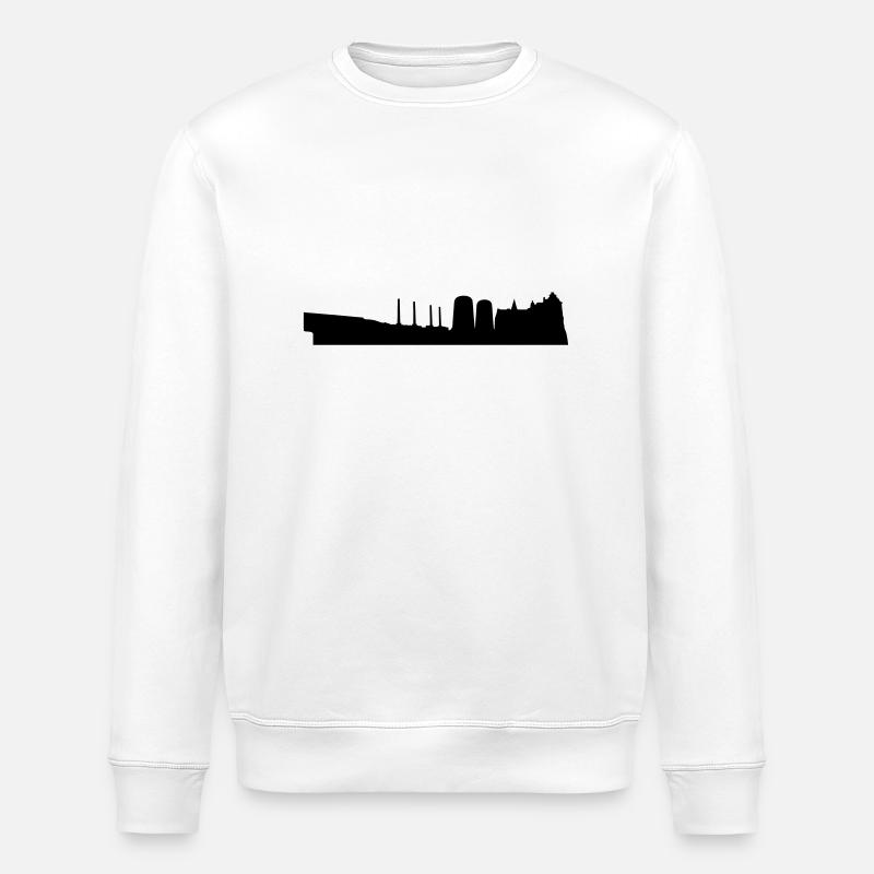 Wolfsburg Skyline - Stanley/Stella Unisex Bio-Sweatshirt ROLLER - Weiß