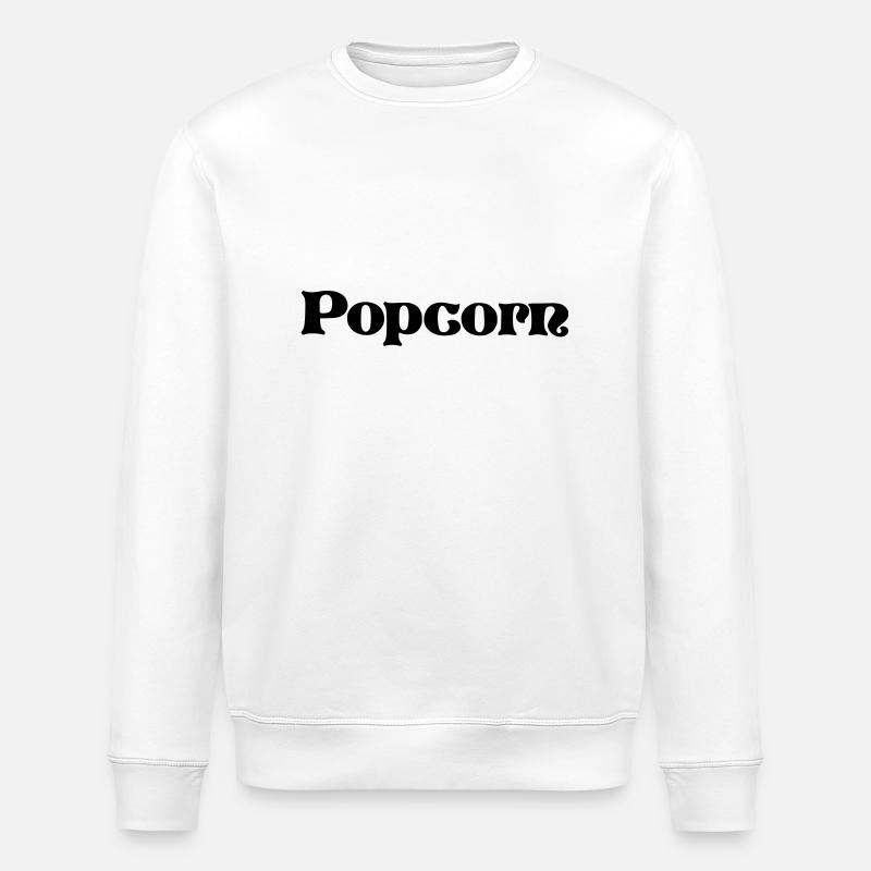 Pop-corn - Sweat bio ROLLER Stanley/Stella Unisexe - blanc