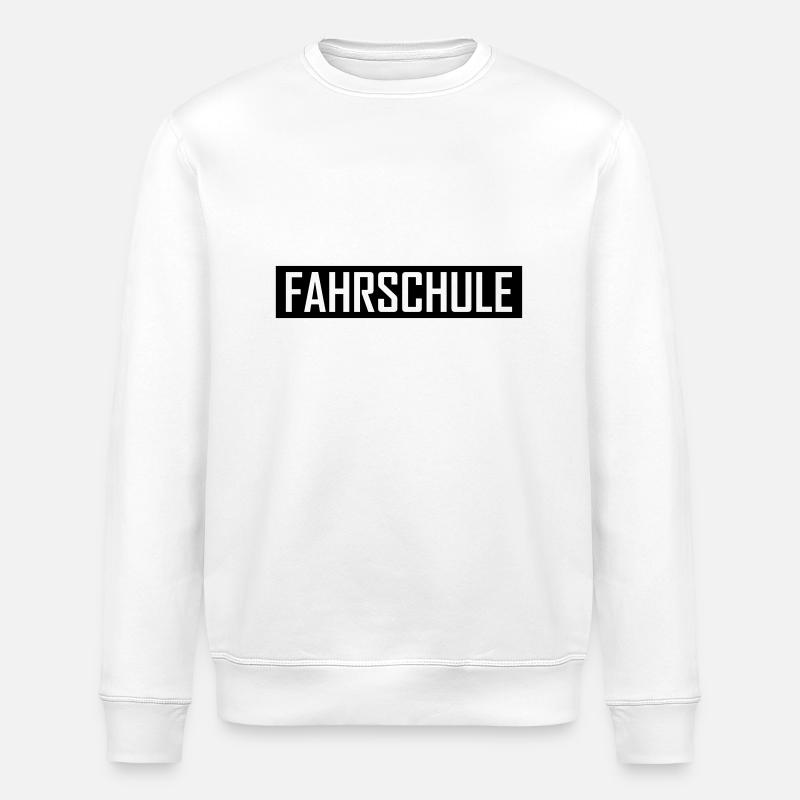 fahrschule - Stanley/Stella Unisex Bio-Sweatshirt ROLLER - Weiß