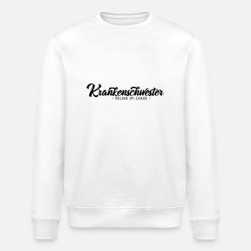 Krankenschwester - Stanley/Stella Unisex Bio-Sweatshirt ROLLER - Weiß