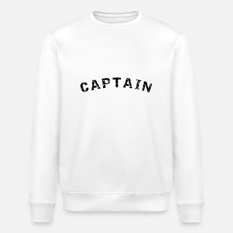 Conception de style capitaine - Sweat bio ROLLER Stanley/Stella Unisexe - blanc