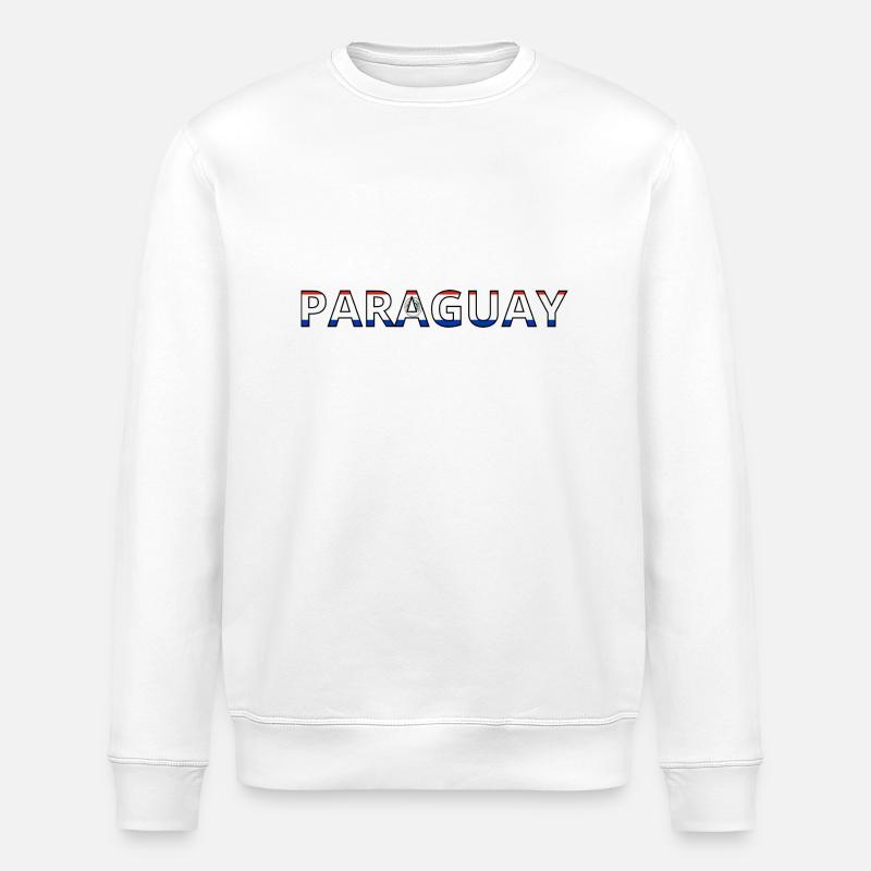 Drapeau Paraguay - Sweat bio ROLLER Stanley/Stella Unisexe - blanc