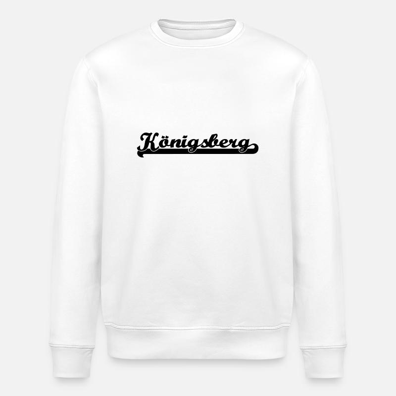 écrit koenigsberg - Sweat bio ROLLER Stanley/Stella Unisexe - blanc