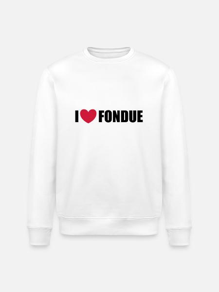 Fondue - Stanley/Stella Unisex Bio-Sweatshirt ROLLER - Weiß